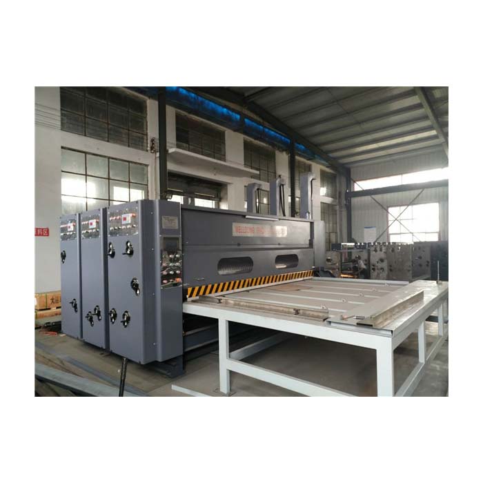 Semiautomatic chain feed flexo printer die cutter machine Welldoing
