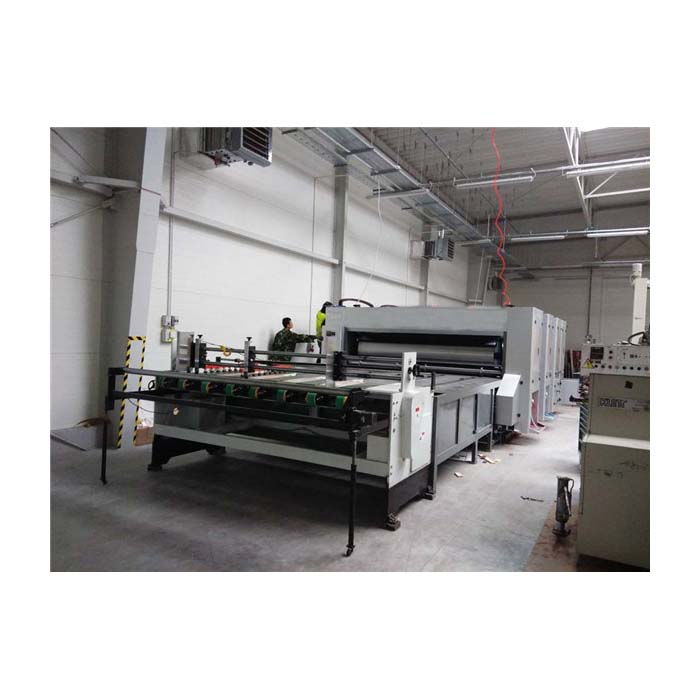 semiautomatic corrugated carton flexo printer die cutter machine