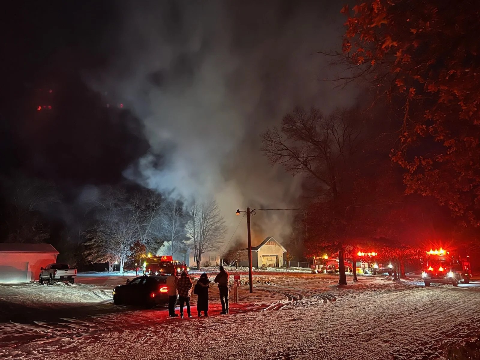 Crews fought residential fire in Solon Springs