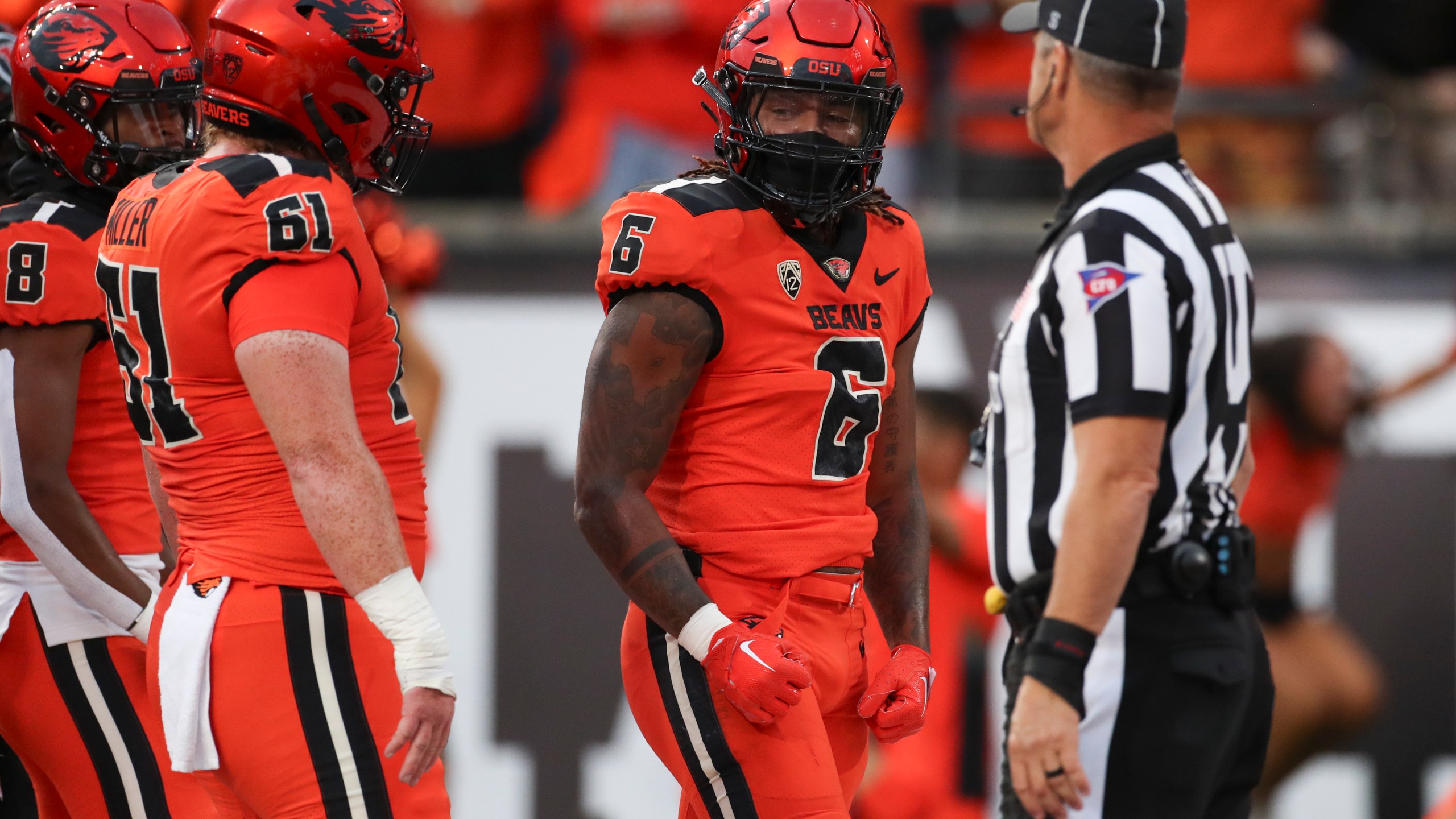 Silas Bolden has 2 TDs to help No. 19 Oregon State beat No. 10 Utah 21