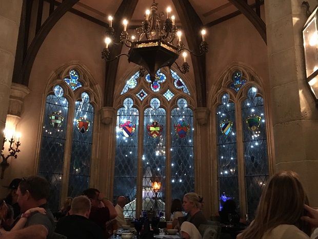 Dining at Cinderella’s Royal Table During the Fireworks