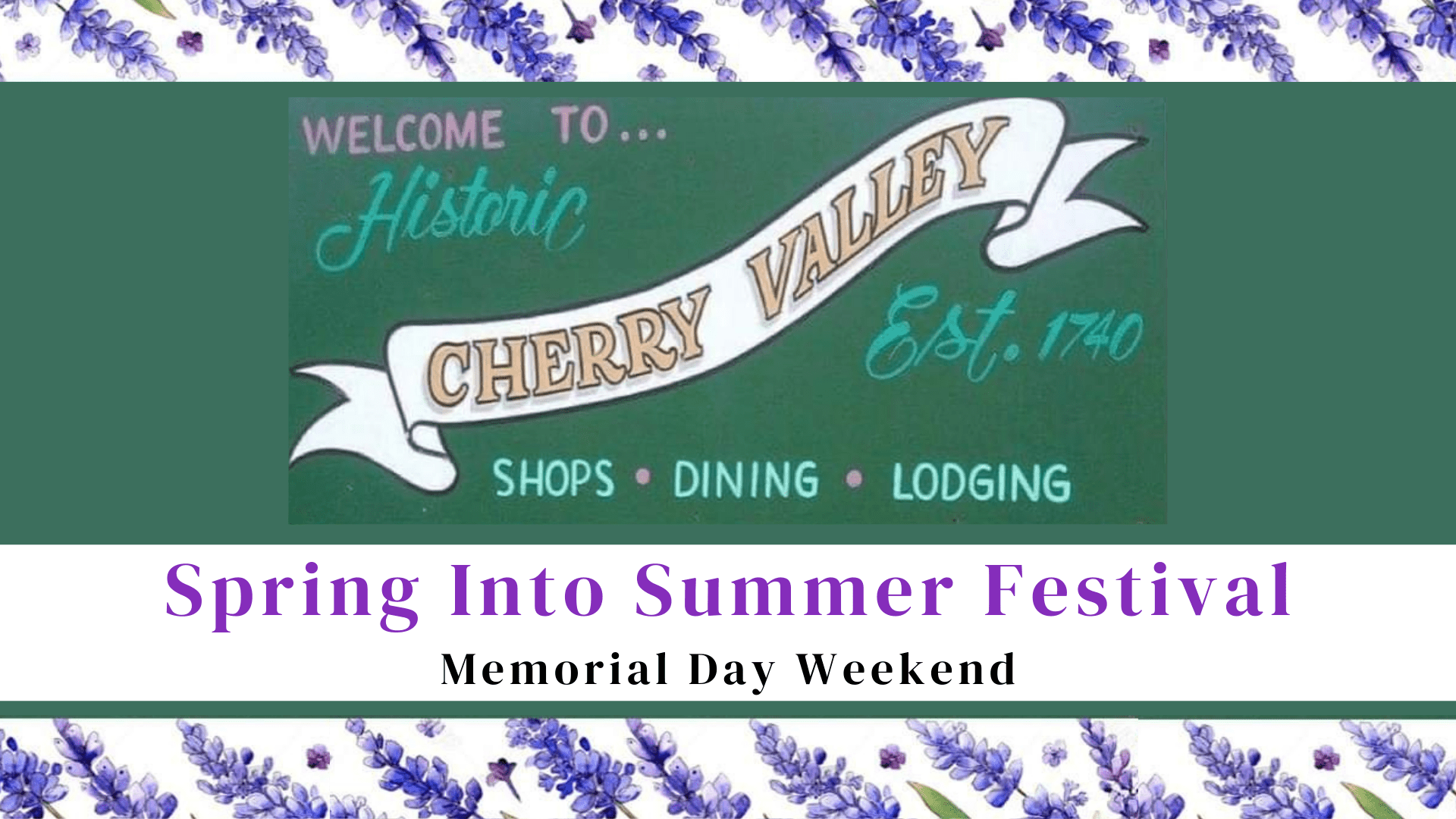The Cherry Valley Spring Into Summer Festival Cooperstown Chamber of