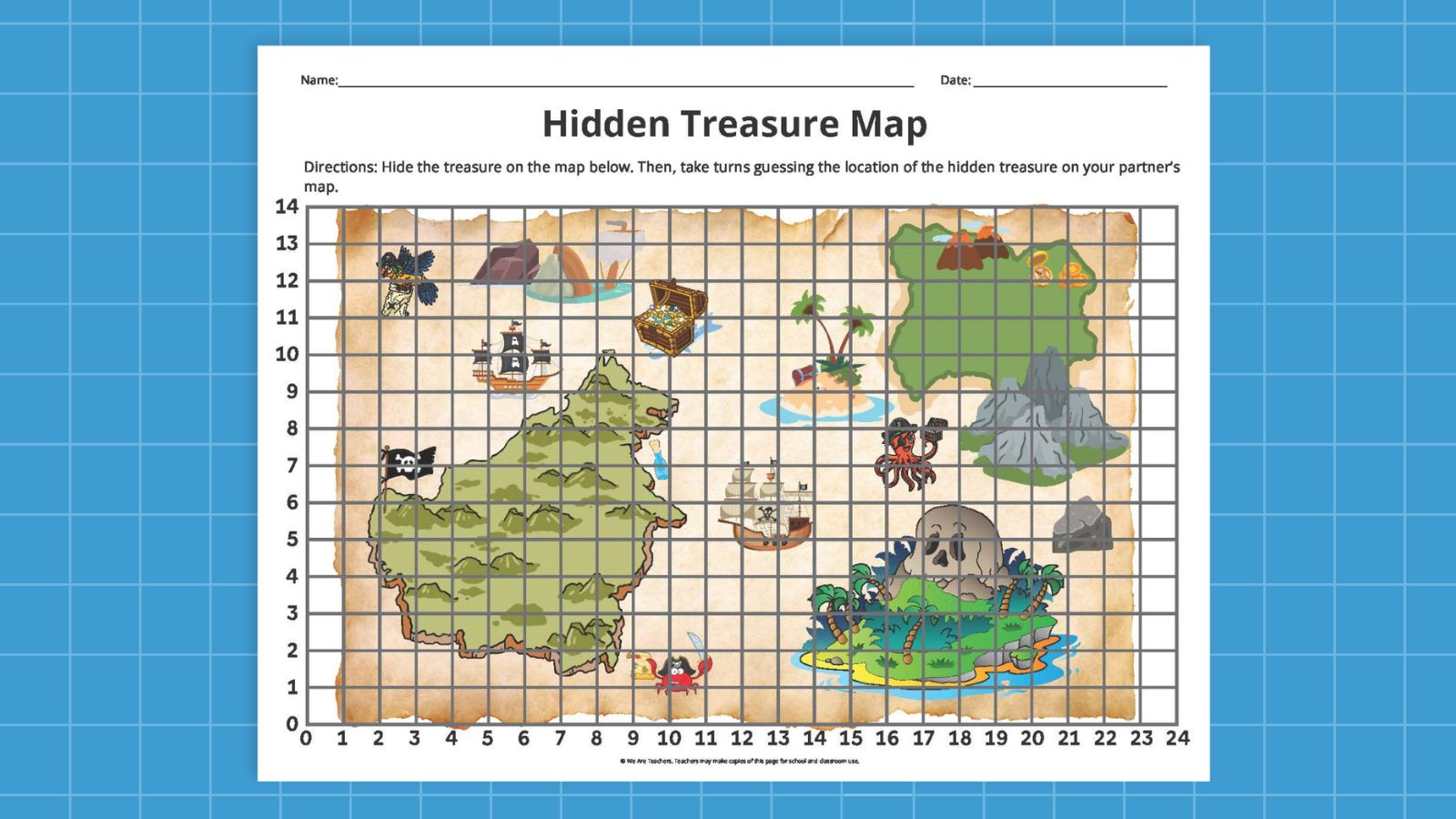 Map Skills Worksheets (Free Printable Bundle) - Saperap.com