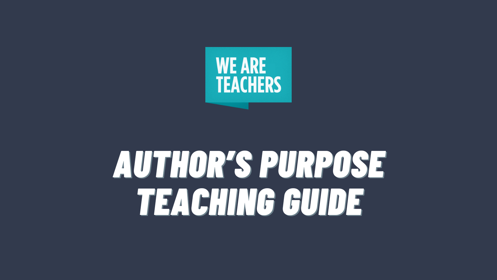 Author's Purpose: Teaching Guide and Examples - ReportWire