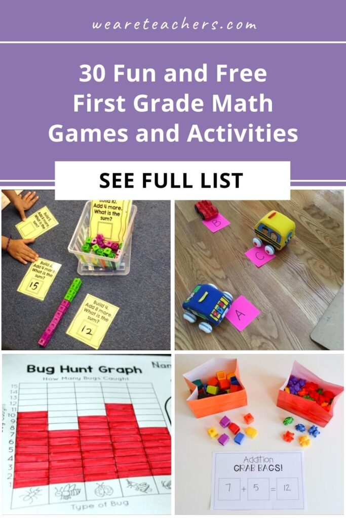 30 First Grade Math Games That Will Really Engage Your Students