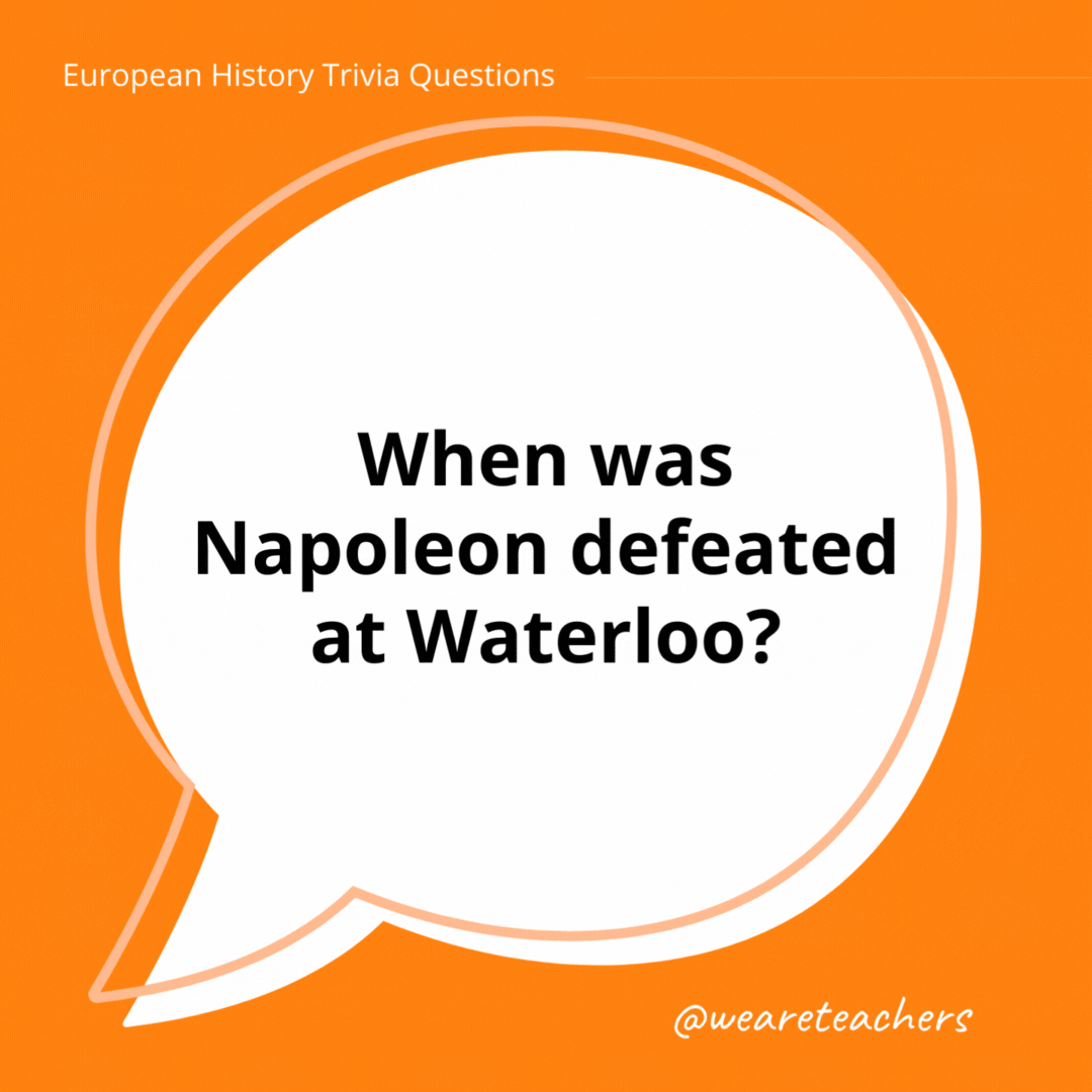 140 Fascinating History Trivia Questions (and Answers) ReportWire