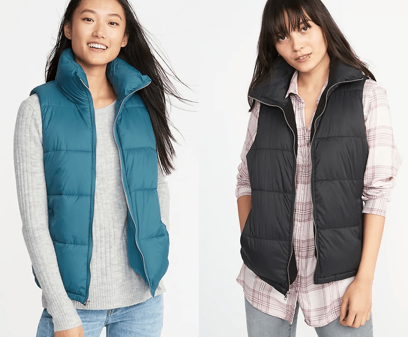 Old Navy Vests $15 Online Sale, UP TO 