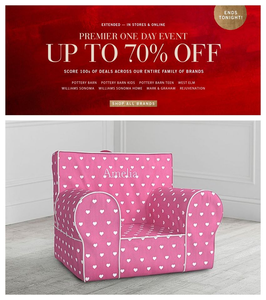 Pottery Barn Up To 75 Off Kids Anywhere Chairs As Low As 59