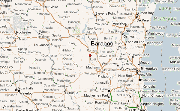 Map Circus World Baraboo