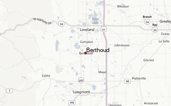 Map Of Berthoud Colorado Berthoud Weather Forecast