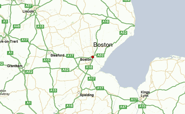 Boston Location On Map Boston, United Kingdom Location Guide