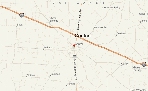 First Monday Canton Canton, Texas Maps
