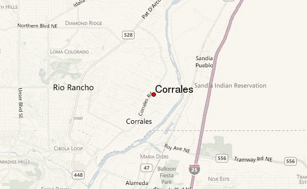 Corrales New Mexico Map Corrales Weather Forecast