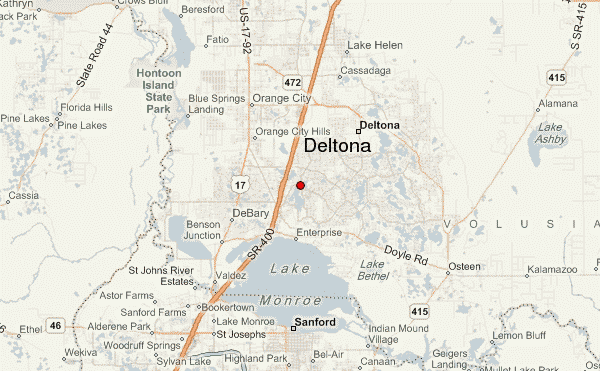 Map Of Deltona Florida Deltona Weather Forecast