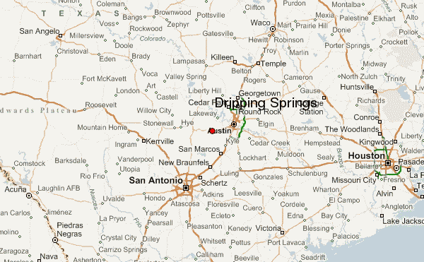 Dripping Springs Texas Map Dripping Springs Weather Forecast