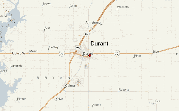Map Of Durant Oklahoma Durant, Oklahoma Weather Forecast