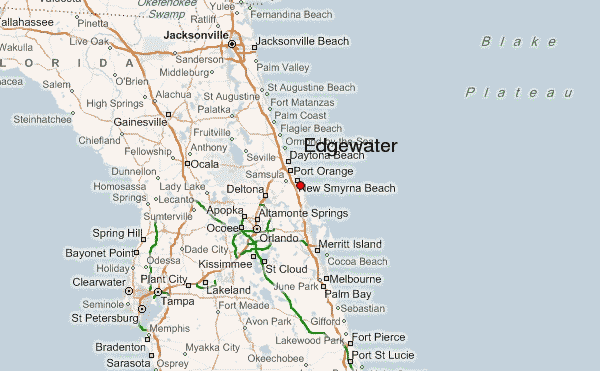 Map Of Edgewater Florida Edgewater Weather Forecast
