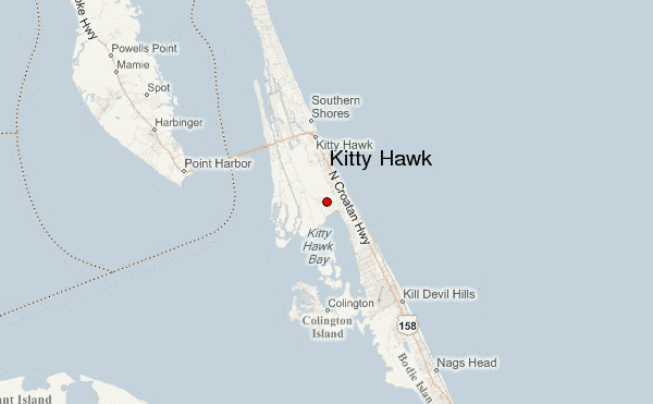 Kitty Hawk North Carolina Map Kitty Hawk Weather Forecast