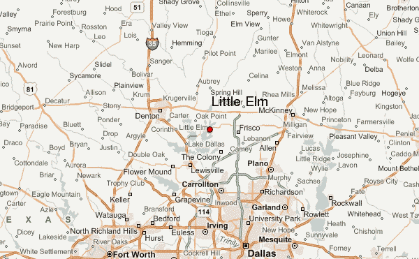Little Elm Texas Map