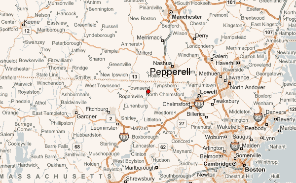Map Of Pepperell Ma Pepperell Weather Forecast