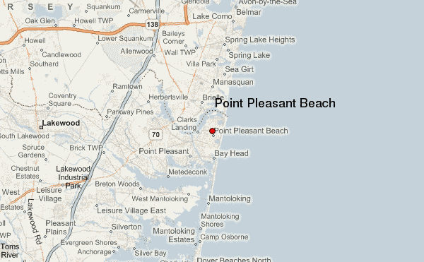 Map Of Point Pleasant Nj Point Pleasant Beach Weather Forecast