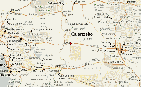 exposuredesignstudio Quartzsite Arizona Map
