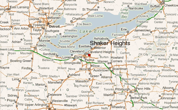 Shaker Heights Ohio Map Shaker Heights Weather Forecast