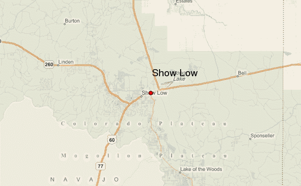 Map Of Show Low Az Show Low Weather Forecast