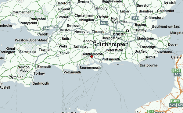 Southampton In Uk Map Guide Urbain de Southampton