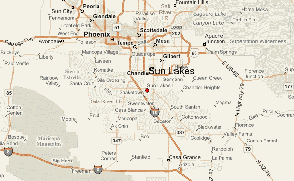 Sun Lakes Arizona Map Guide Urbain de Sun Lakes