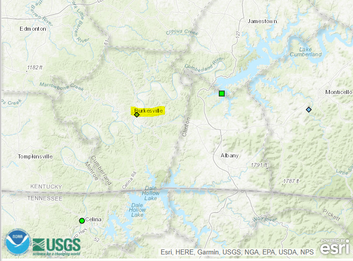 FloodOnly/High Water Forecasts to begin on the Cumberland River at