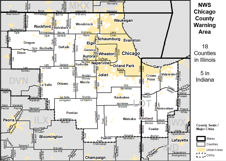 Snow Climatology for the NWS Chicago County Warning Area