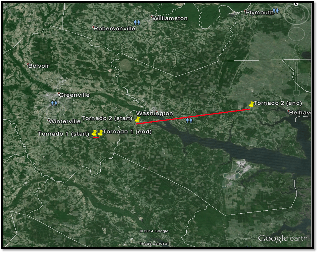 EF3 Tornado Hits Beaufort County