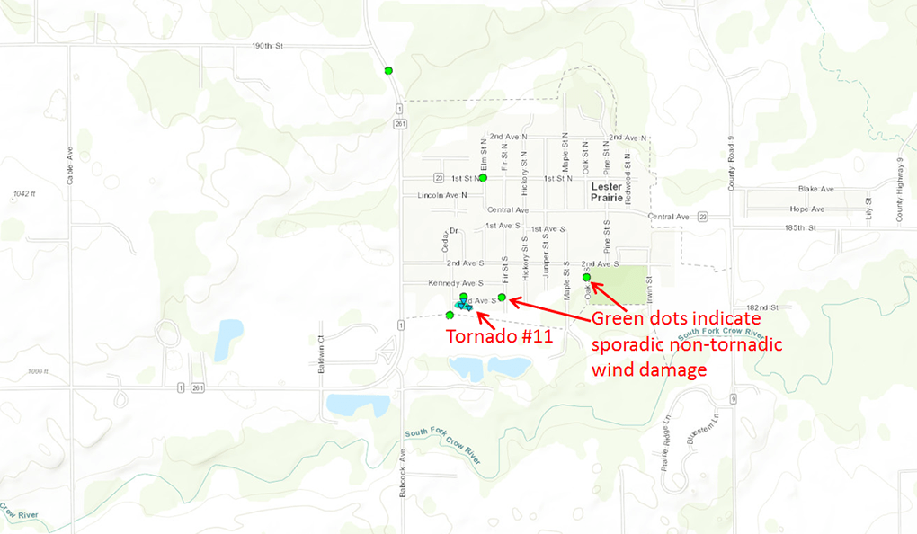 Summary of August 16, 2017 Tornadoes and Heavy Rainfall Event