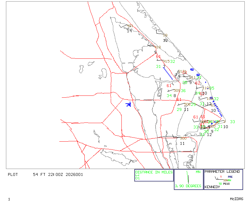 KSC / Eastern Range Plot