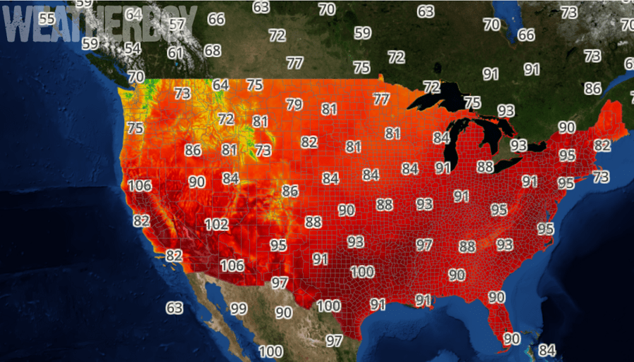 Excessive Heat, Humidity Blast Country
