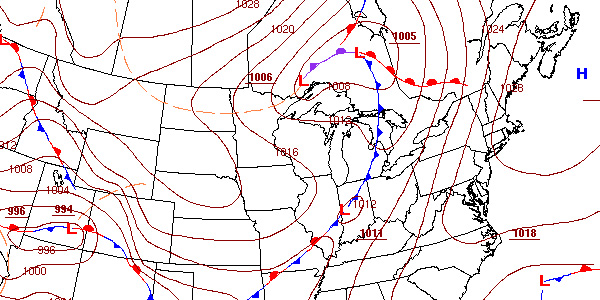 High Low Pressure Map High and Low Pressure WeatherWorks