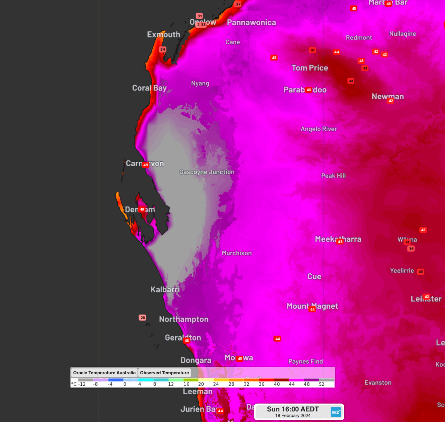 Western WA town cracks Australia’s top ten hottest temperatures