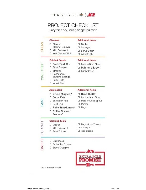 Fresh 15 of Interior Painting Checklist