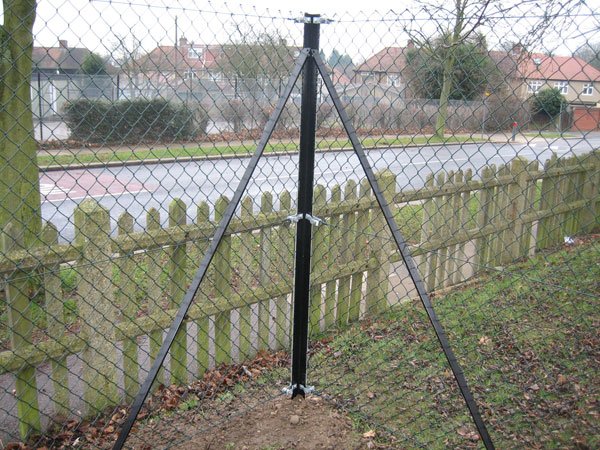 Angle Iron Post for Chainlink Weavo fencing products ltd