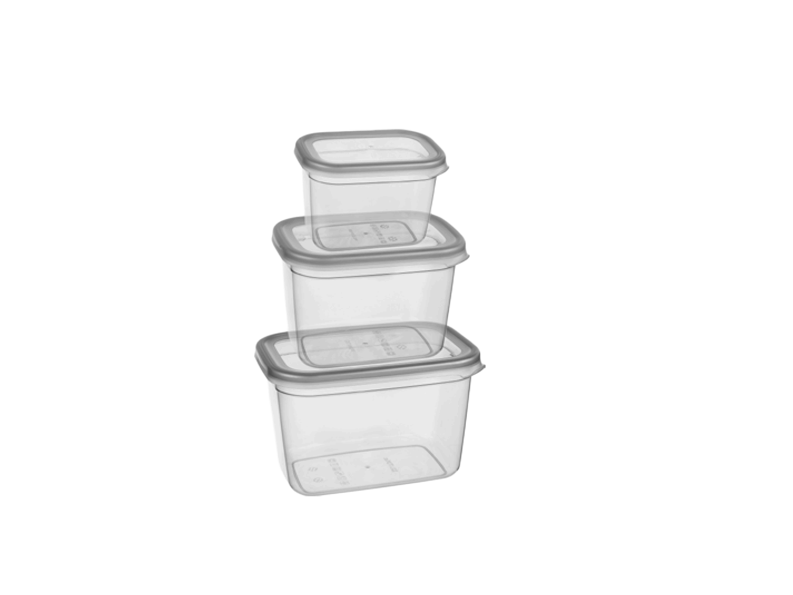 Square Food Container 0.55LIT (11x11x9cm)