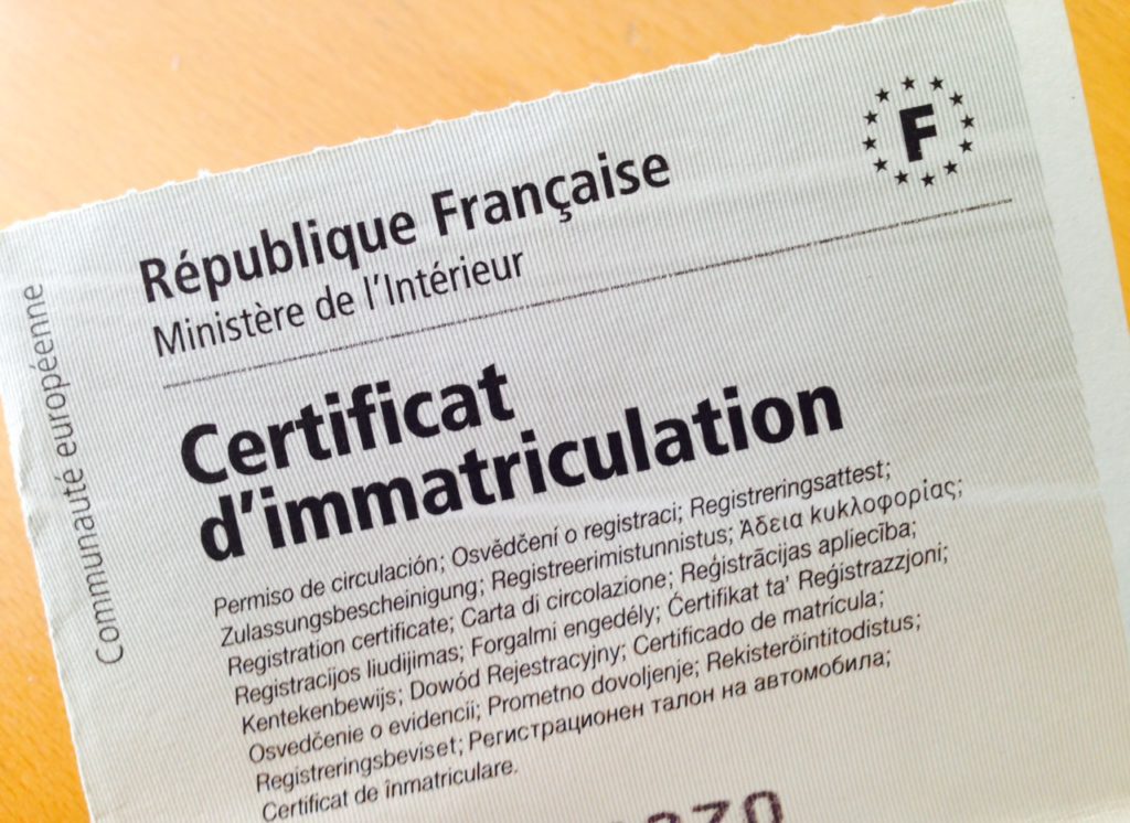 Carte Grise Toulouse Pas Cher Carte grise pas au nom du vendeur comment faire