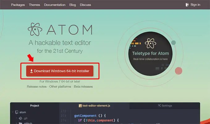 Pythonã¨atomã®ã¤ã³ã¹ãã¼ã«ã¨ç'°å¢æ§ç¯ã¡ã¢ Web䏿