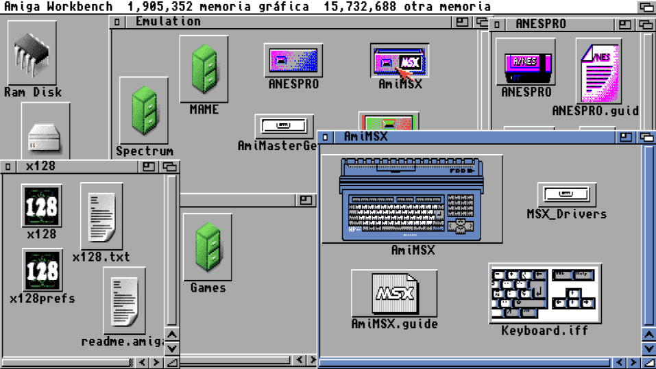 Disk Festplatte 4GB Amiga 1200 Arbeitstisch 3.1 Hart Disk. 1500 Spiele