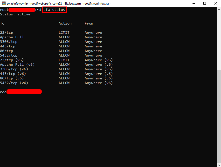 Error unable to connect to server connection to the server at port