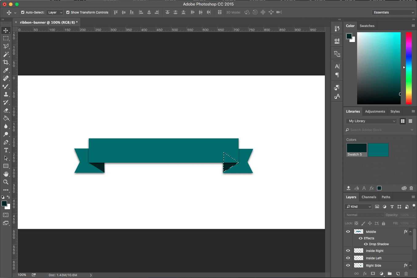 Tutorial How to Create a Ribbon Banner