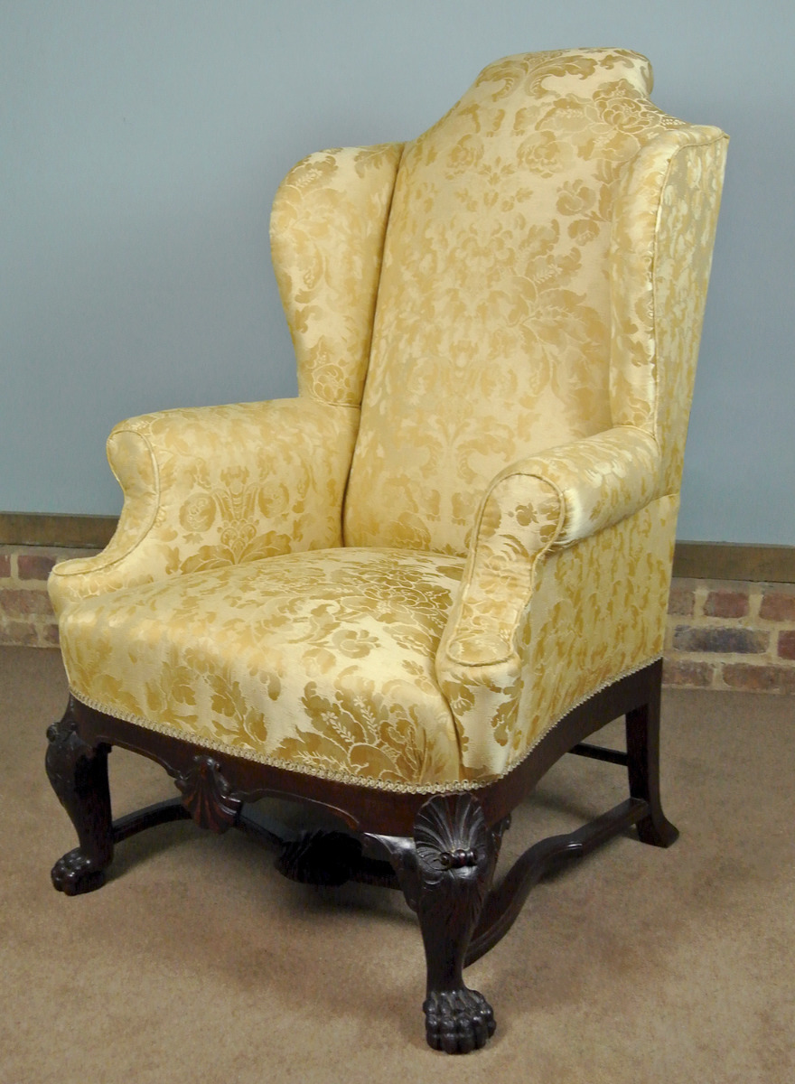 Exemplary Irish Wing Back Chair c.1750