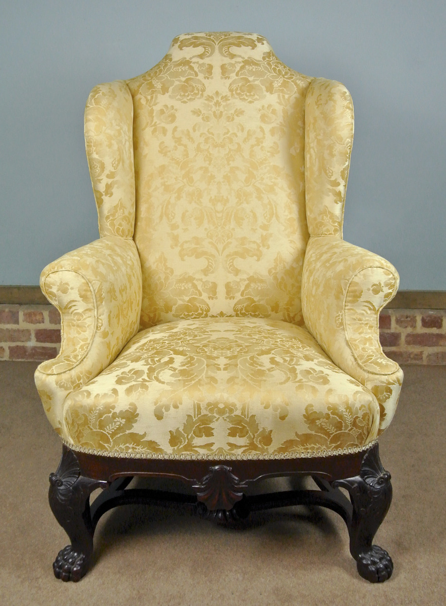 Exemplary Irish Wing Back Chair c.1750