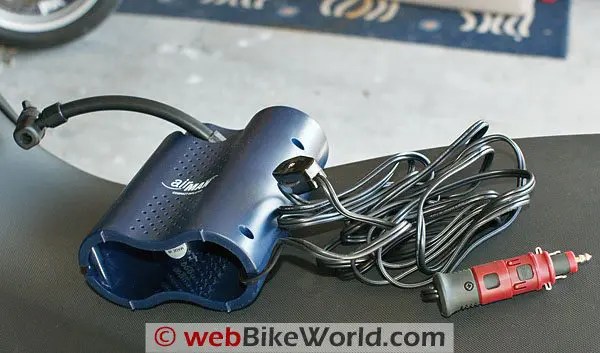 Slime Air Compressor vs. AirMan Sparrow Air Compressor webBikeWorld