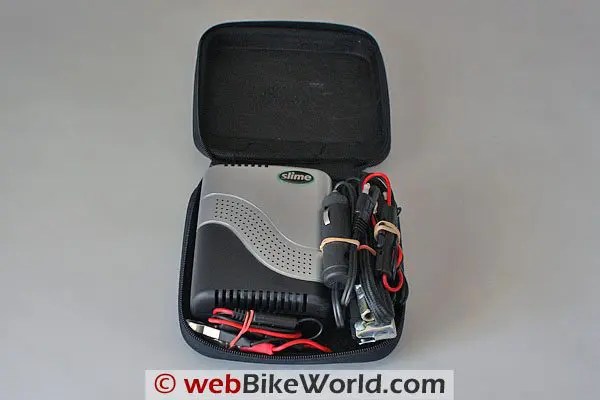 Slime Air Compressor vs. AirMan Sparrow Air Compressor webBikeWorld